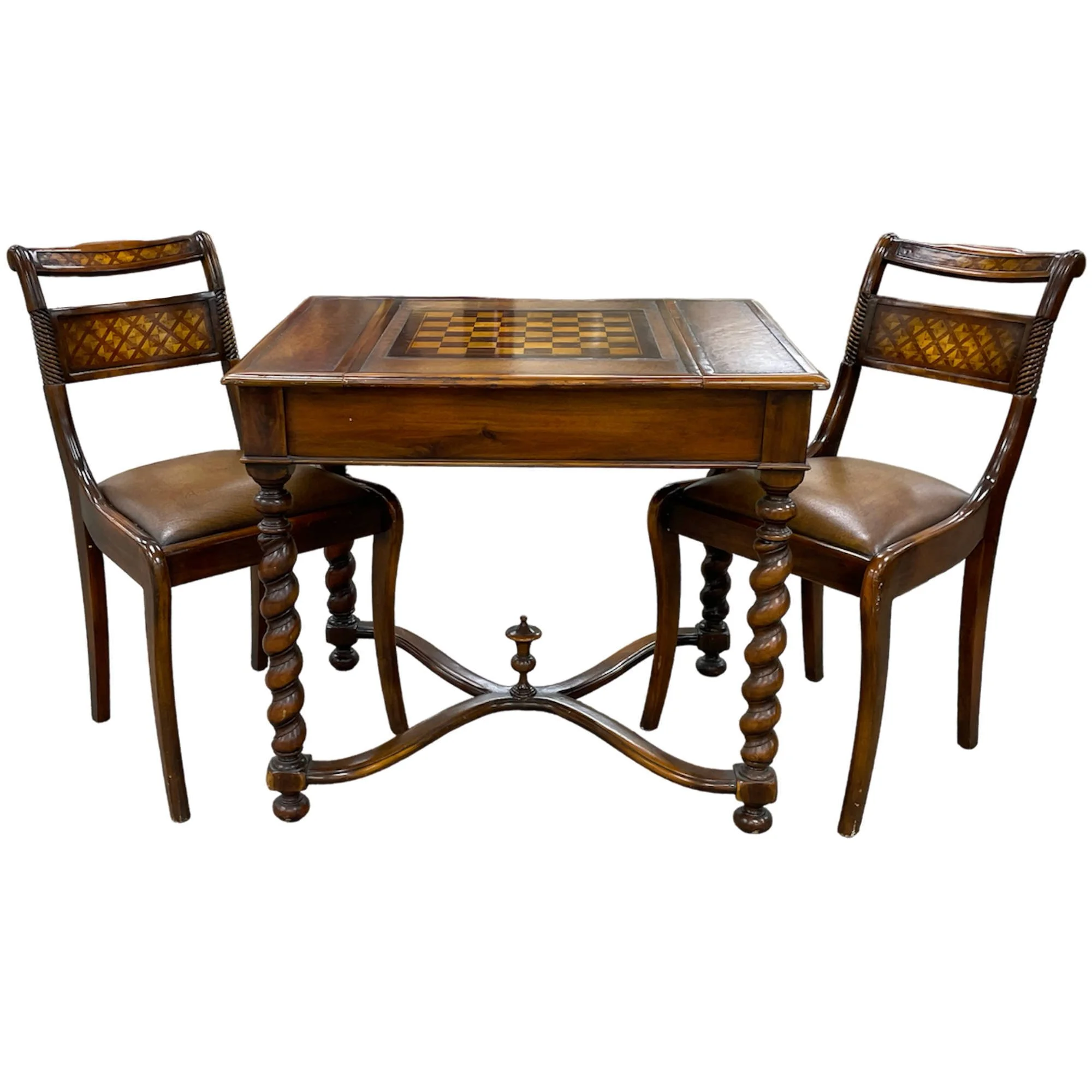 Encore Furniture Gallery-Theodore Alexander Spiral Turned Leg Game